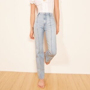 Reformation Light Blue Women Jeans
